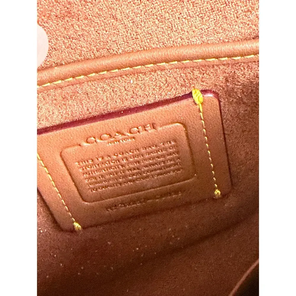 Coach Women's Coated Canvas Signature Madison Shoulder Bag - Tan Rust